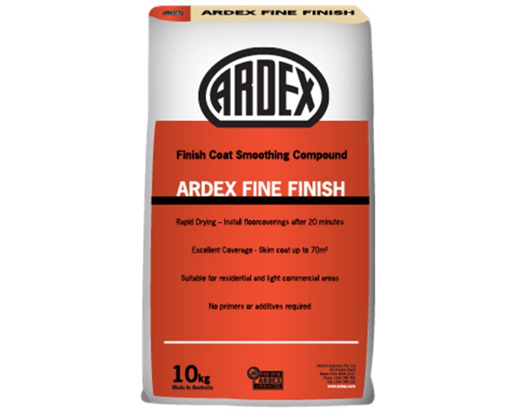 ARDEX Fine Finish - Rapid-Drying Smoothing Compound