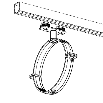 J09 - Sikla Siaqua Fastening - Intermediate Fixed Point MS w/o Lining