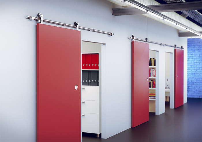 Brio Open Rail Round Timber Top Fix 100