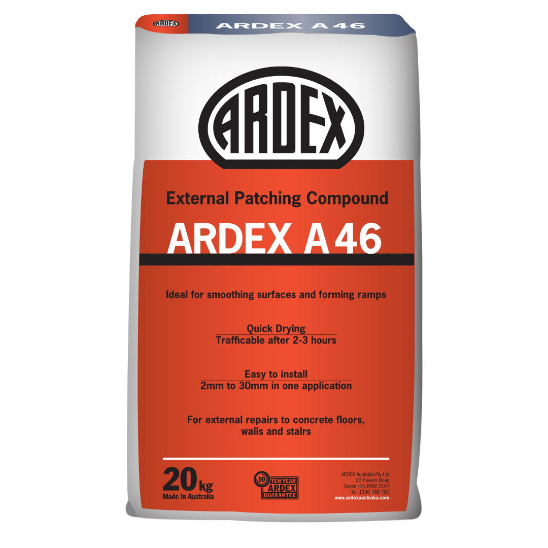 ARDEX A 46 - Rapid-Hardening, Rapid-Drying, External Patching Compound