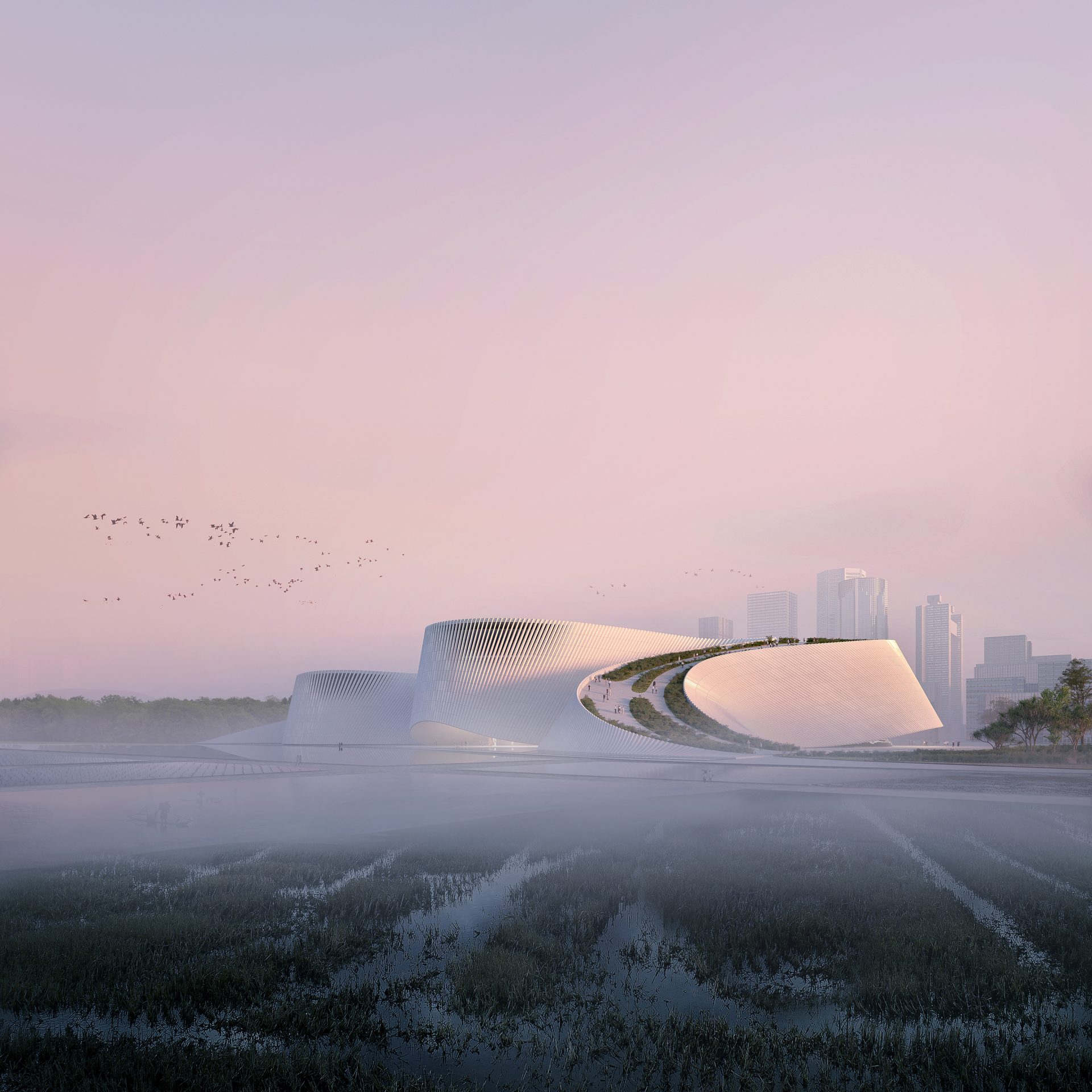 New Shenzhen Natural History Museum mimics the natural flow of a river