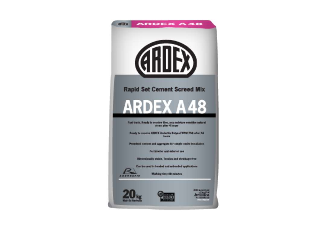 ARDEX A 48 - Rapid-Set, Pre-Mixed Cement Screed