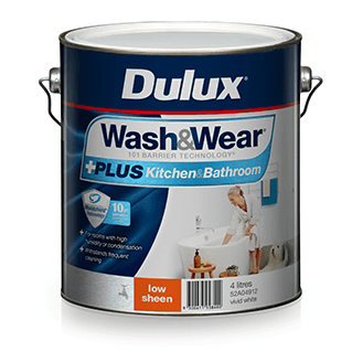 Dulux Wash&Wear Plus Kitchen & Bathroom Low Sheen