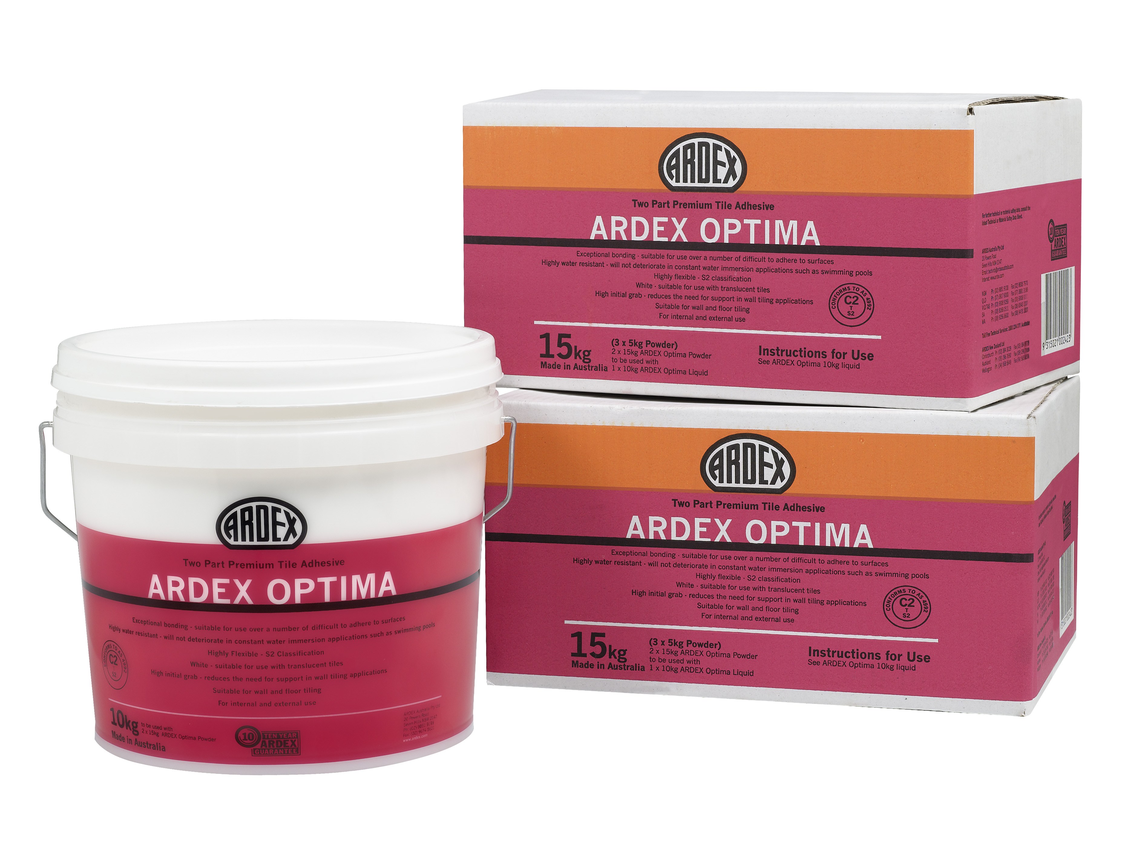 ARDEX Optima - Two-Part Premium Tile Adhesive