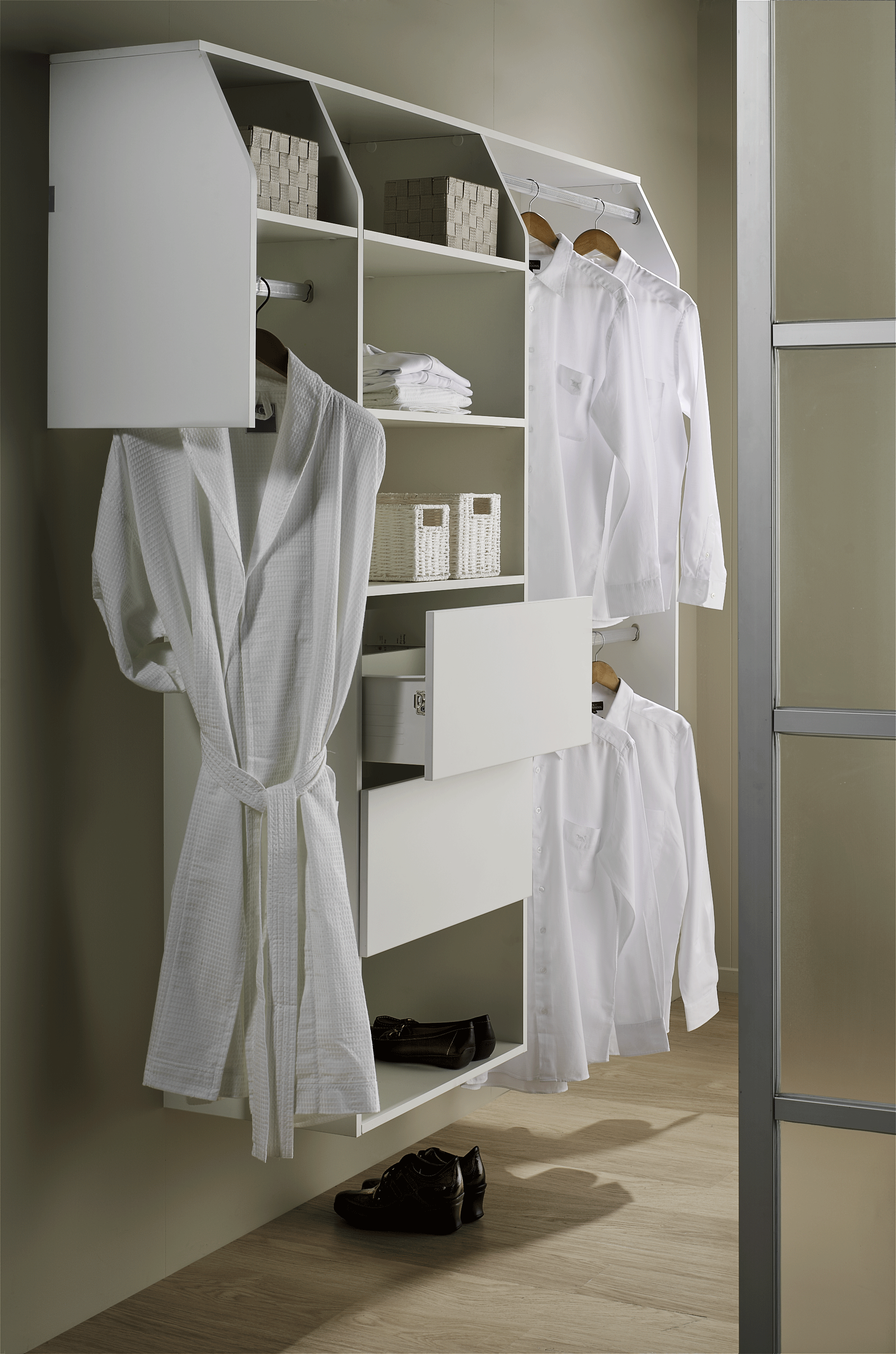 ClosetPro Malamine Wardrobe Storage