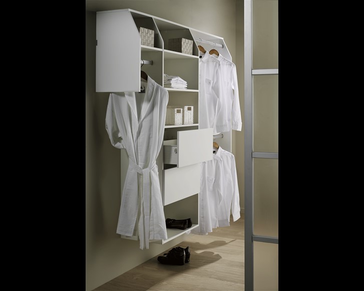 ClosetPro Malamine Wardrobe Storage