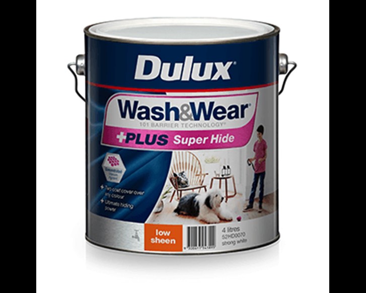 Dulux Wash&Wear Plus Super Hide Low Sheen
