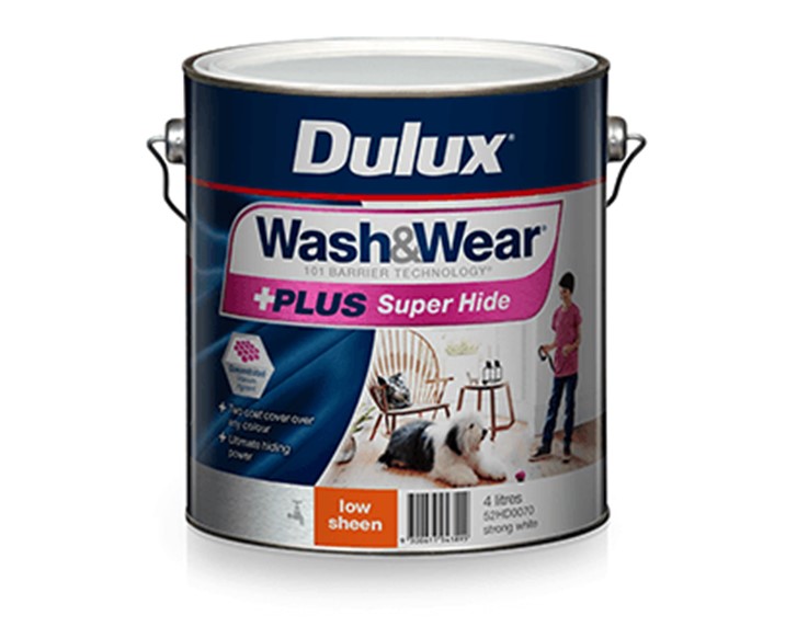 Dulux Wash&Wear Plus Super Hide Low Sheen