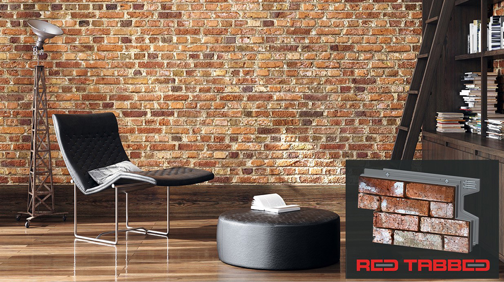 RED TABBED® Innovative Flat-packed Masonry Panels