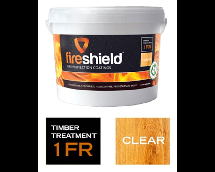 Fireshield 1FR Clear Intumescent Timber Coating