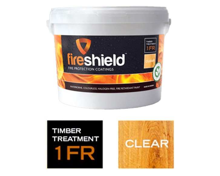 Fireshield 1FR Clear Intumescent Timber Coating