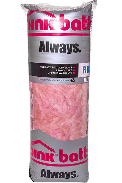 Pink® Batts® Ultra® ceiling insulation
