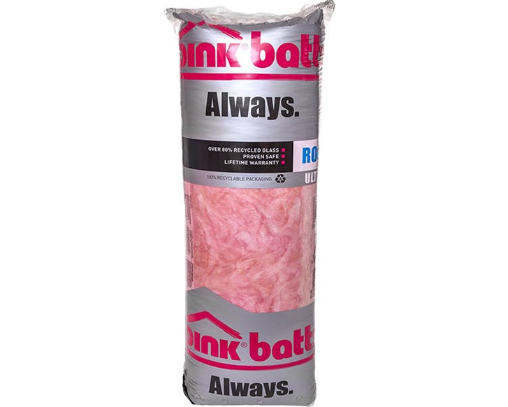 Pink® Batts® Ultra® ceiling insulation