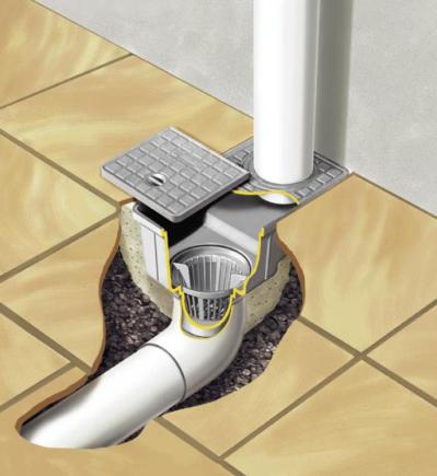 Untrapped Rainwater Gulley