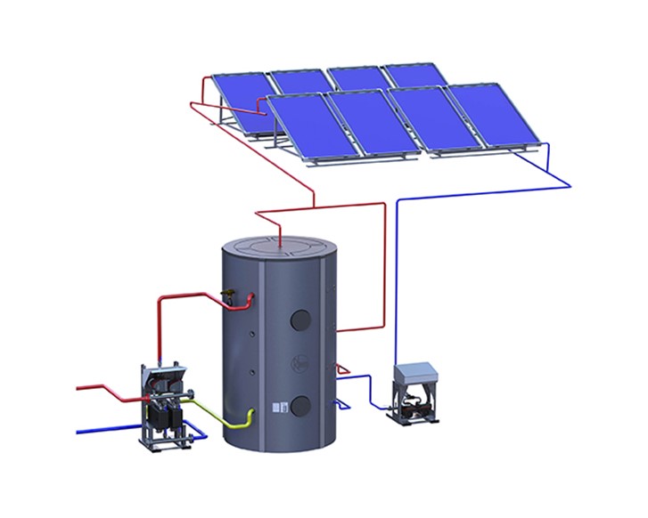 HS Series Solar Water Heating Package