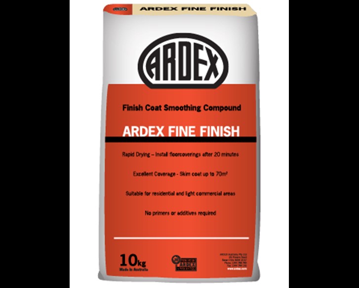 ARDEX Fine Finish - Rapid-Drying Smoothing Compound