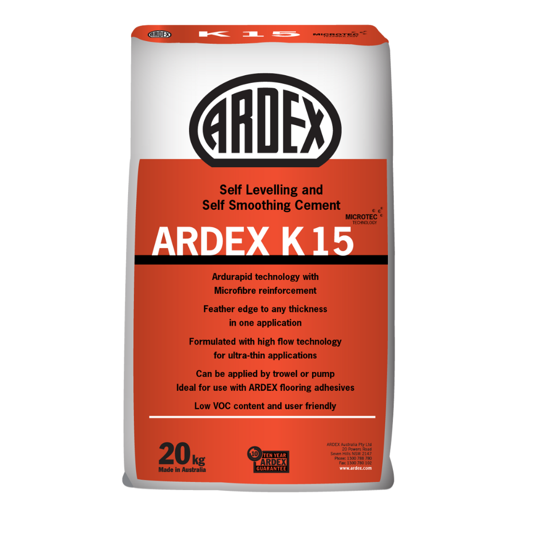 ARDEX K 15 Microtec - Rapid-Drying, Self-Levelling Smoothing Compound
